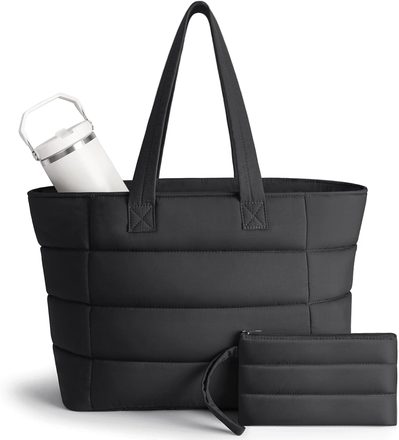 Women'S Tote Bags For Work - Tas Tote Puffer untuk Wanita, Tas