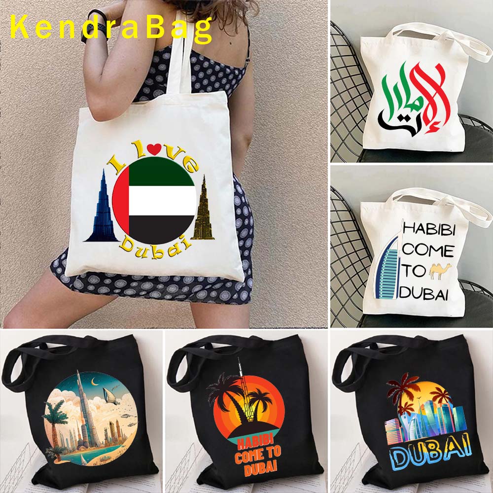 Women Bags In Dubai - Tas Tangan/Tote Bag Motif Lambang Uni