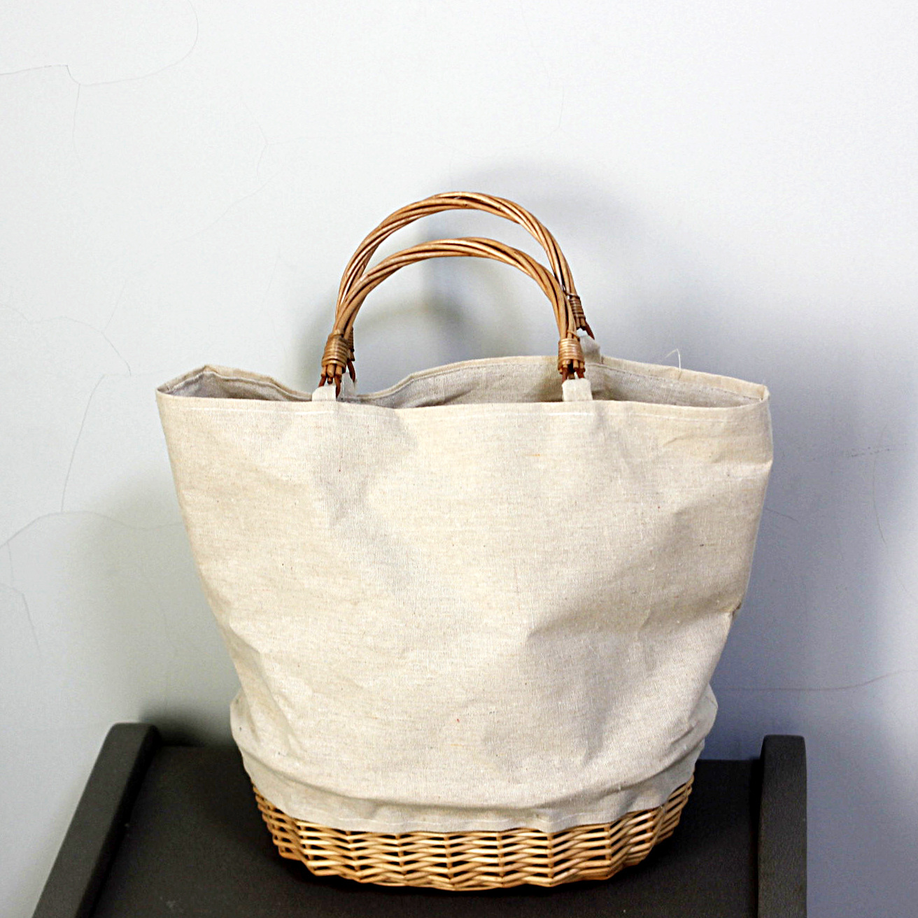Basket Bag Wicker - Tas Anyaman Rotan Wanita, Tas Tangan