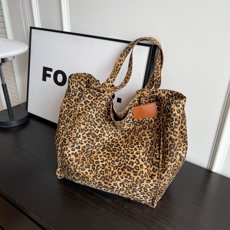 Tas Tote Motif Leopard Tas Bah - Women'S Tote Bags For Work ulasan dan harga