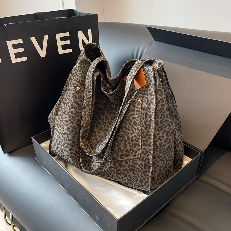 Tas Tote Motif Leopard Tas Bah - Women'S Tote Bags For Work ulasan dan harga