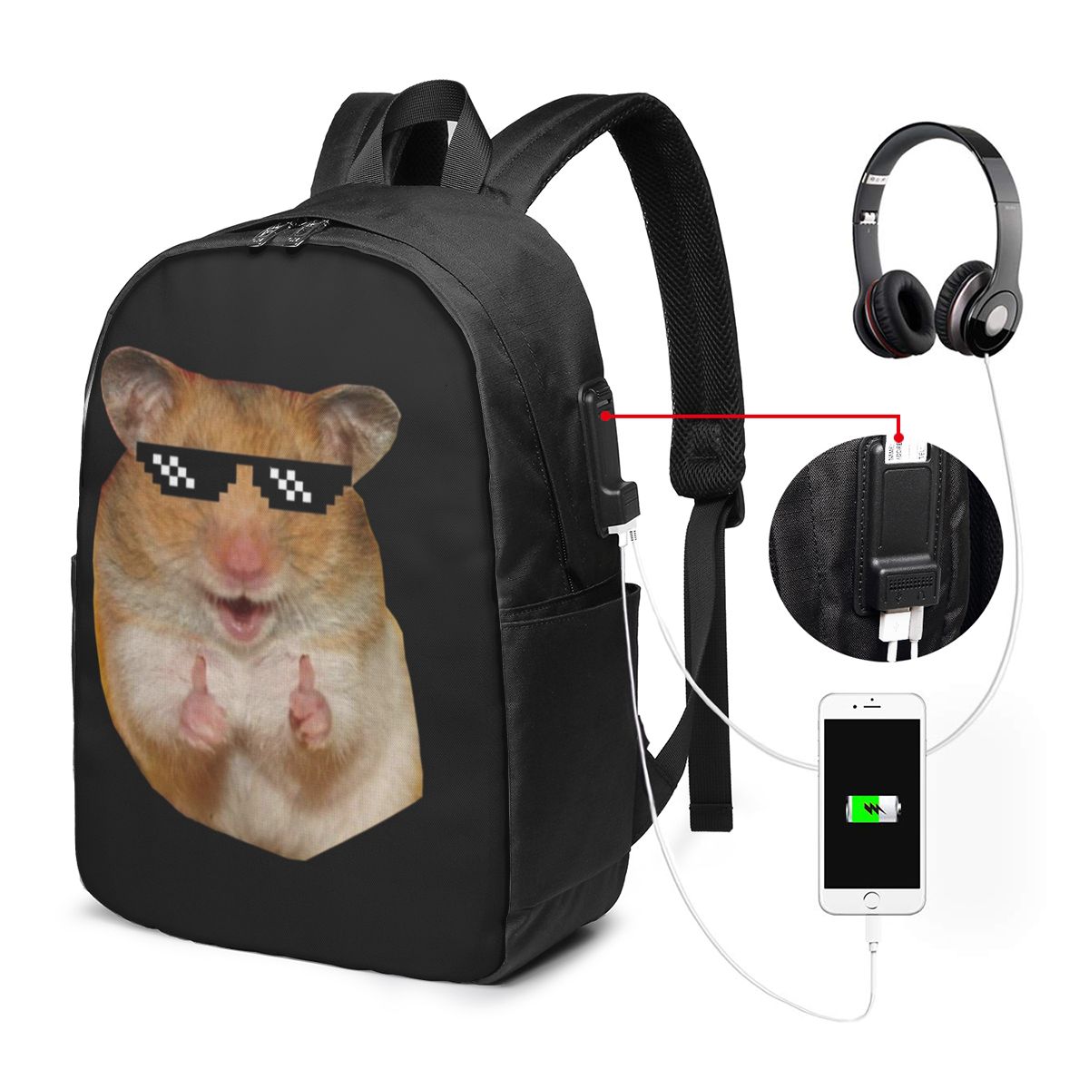 Tas Ransel Hamster Lucu Tas No - Woman In Bag ulasan dan harga