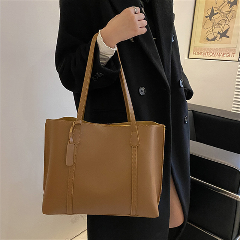 Tas Tote Kulit Imitasi Hitam K - Women'S Tote Bags For Work ulasan dan harga