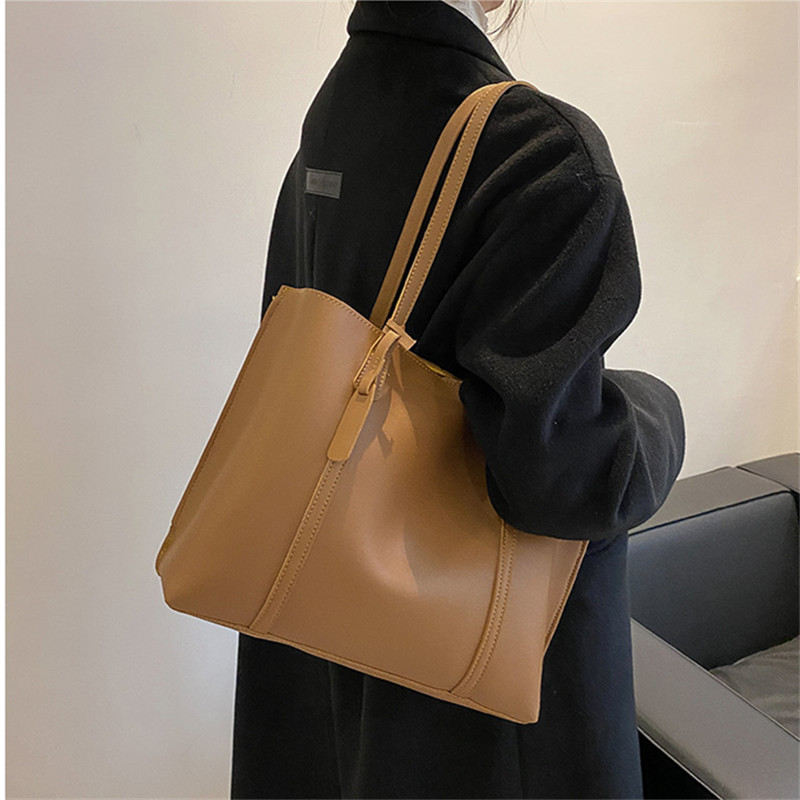 Tas Tote Kulit Imitasi Hitam K - Women'S Tote Bags For Work ulasan dan harga