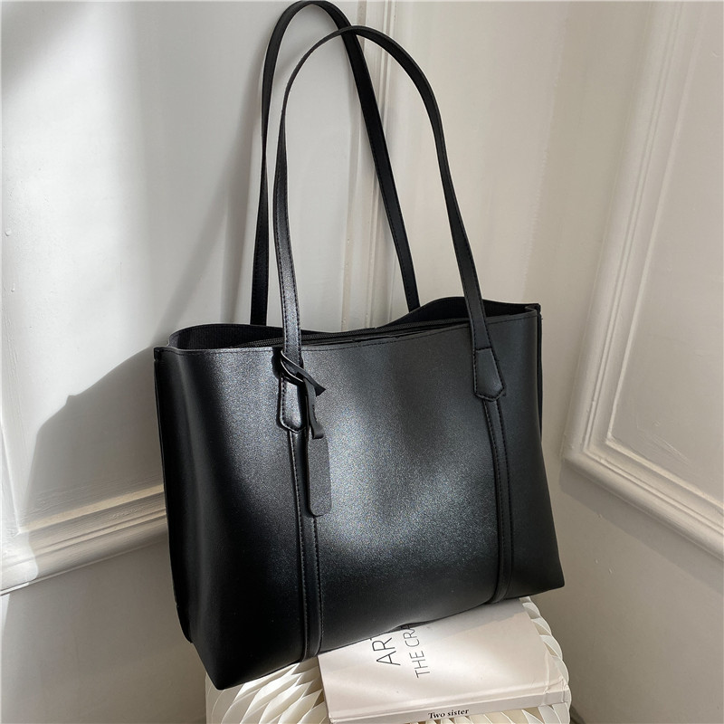 Tas Tote Kulit Imitasi Hitam K - Women'S Tote Bags For Work ulasan dan harga