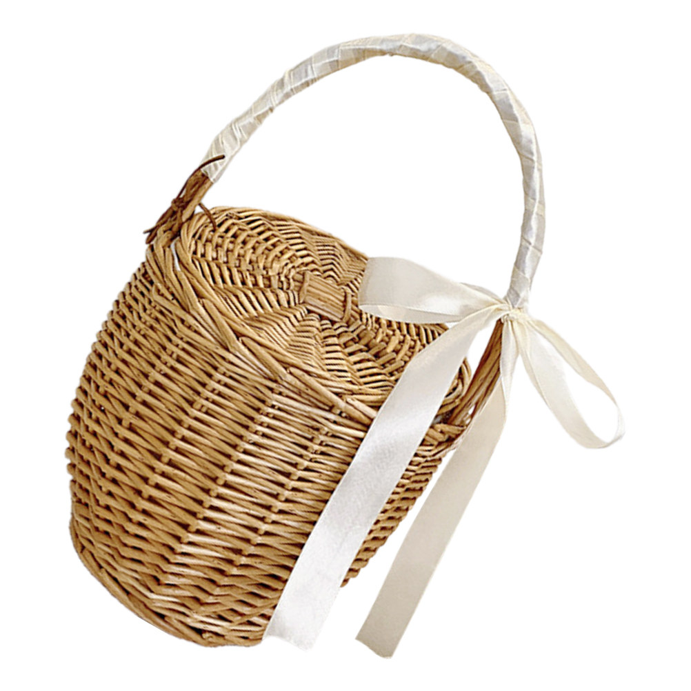 Keranjang Piknik Anyaman Gaya  - Basket Bag Wicker ulasan dan harga