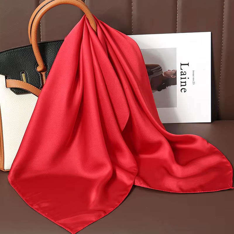 Syal Segi Empat Sutra Warna So - Women Bags Online ulasan dan harga
