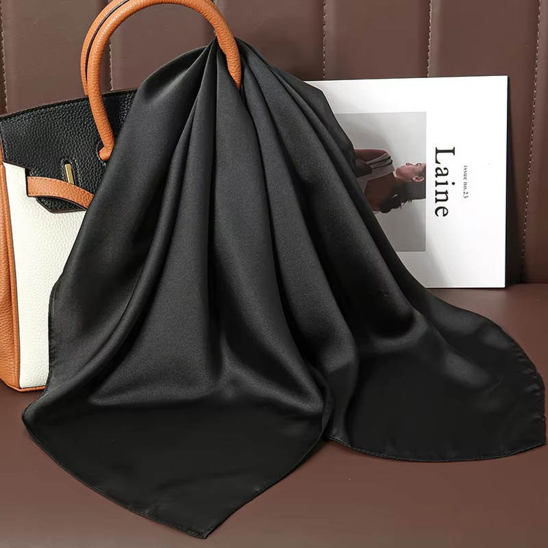 Syal Segi Empat Sutra Warna So - Women Bags Online ulasan dan harga