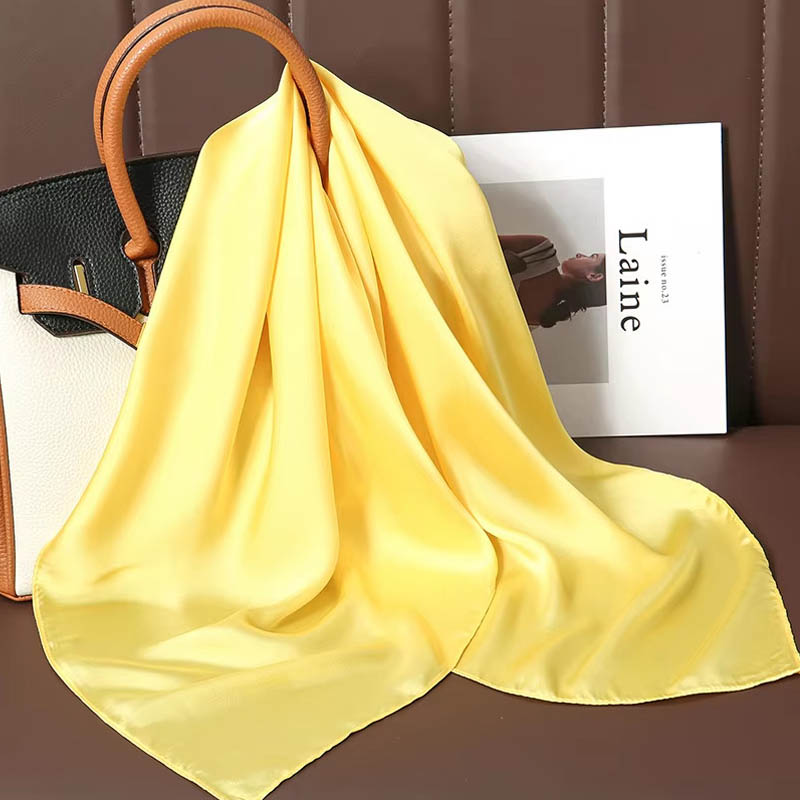 Syal Segi Empat Sutra Warna So - Women Bags Online ulasan dan harga