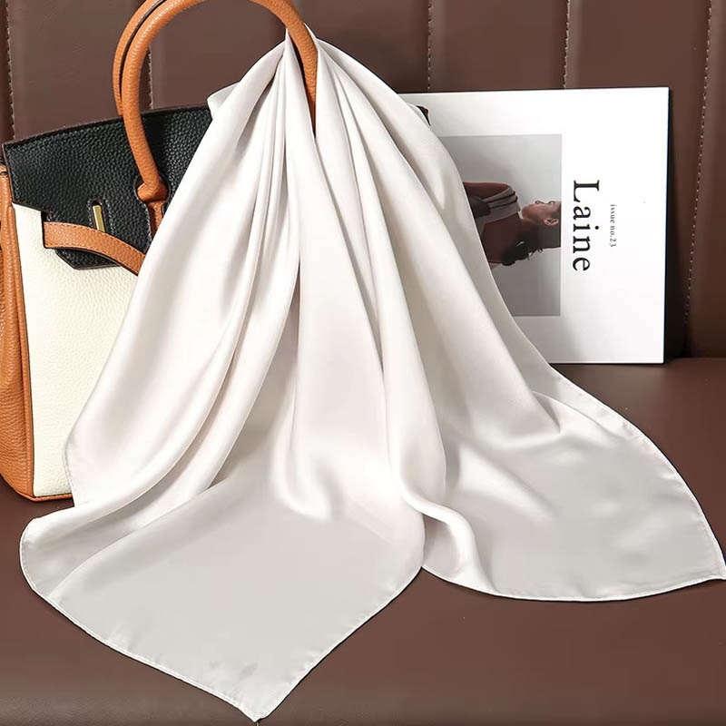 Syal Segi Empat Sutra Warna So - Women Bags Online ulasan dan harga