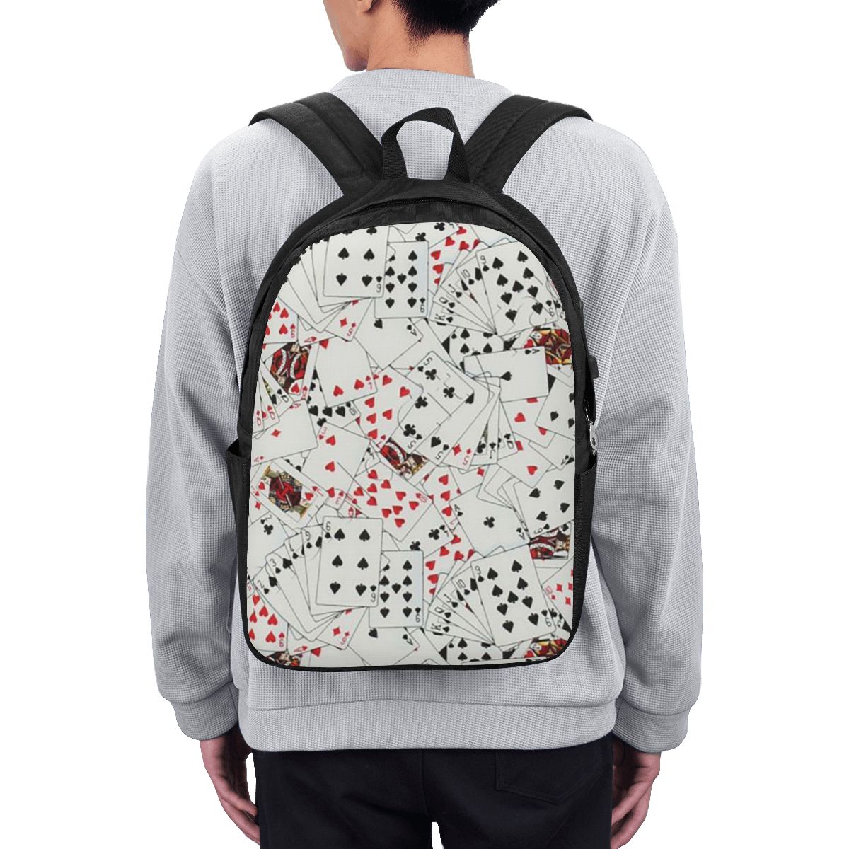 Tas Ransel Motif Kartu Poker,  - Woman In Bag ulasan dan harga