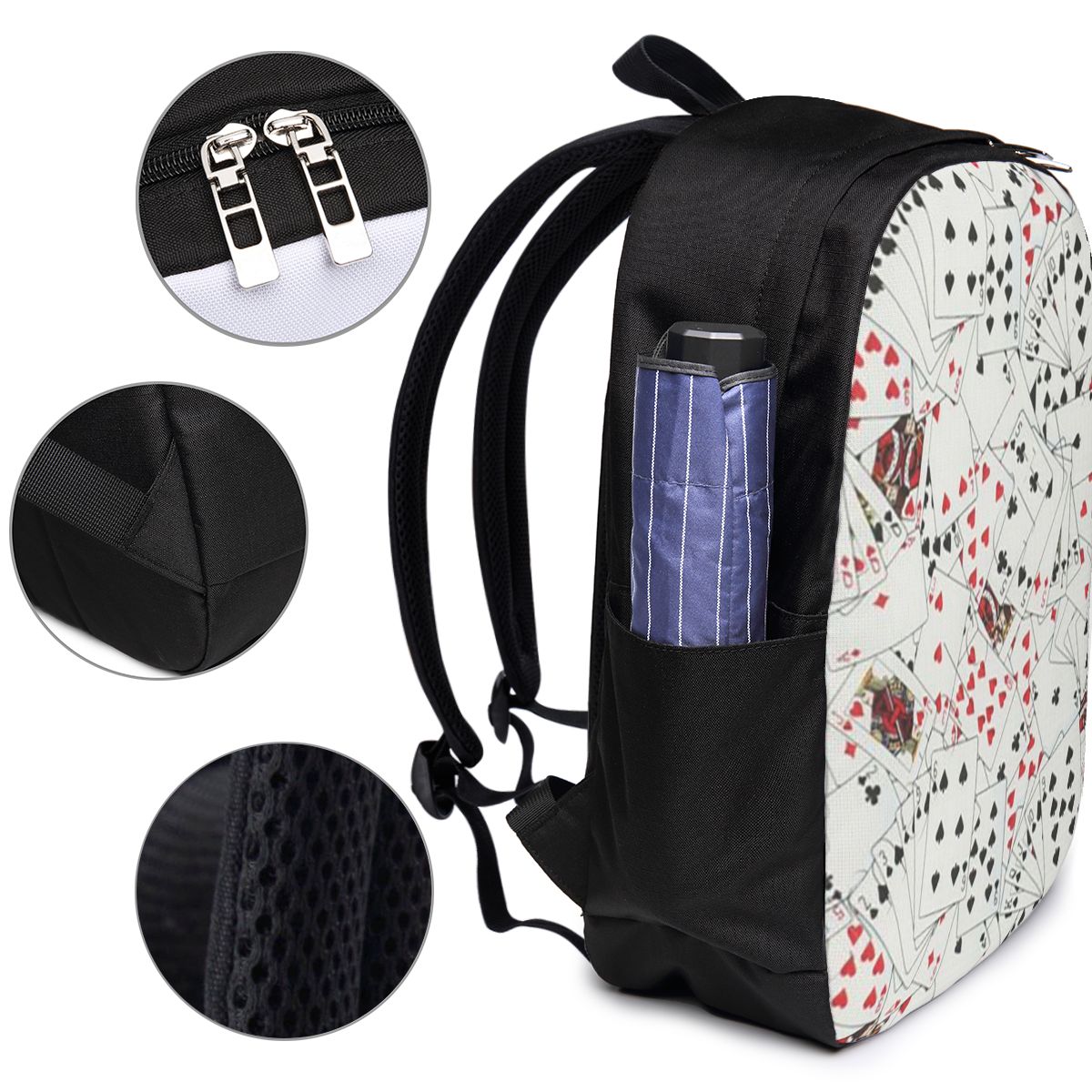 Tas Ransel Motif Kartu Poker,  - Woman In Bag ulasan dan harga