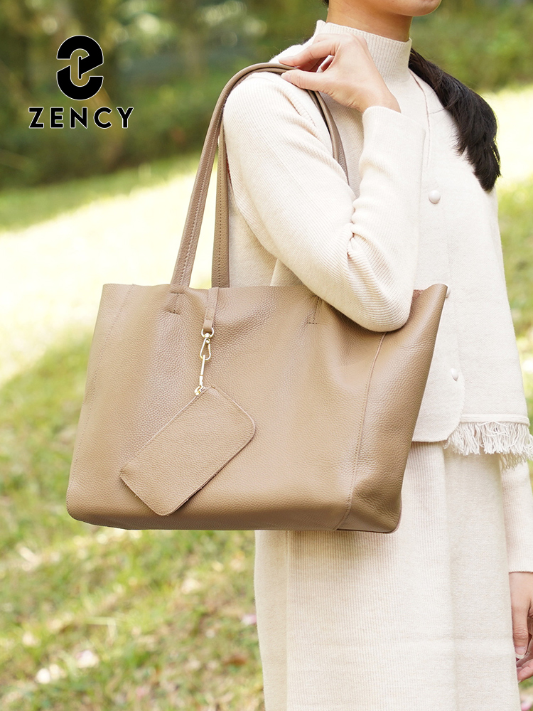 Tas Tote Besar Kulit Asli Zenc - Women'S Tote Bags For Work ulasan dan harga