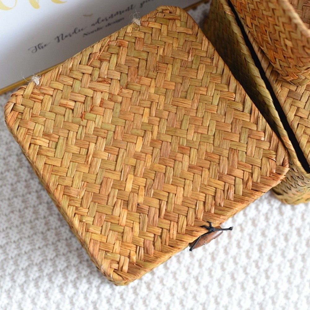 Keranjang Anyaman Rumput Laut  - Basket Bag Wicker ulasan dan harga