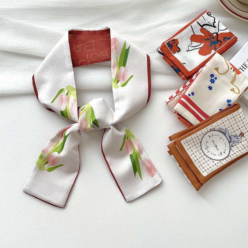 Syal Sutra Kecil Model Merek M - Women Bags Online ulasan dan harga