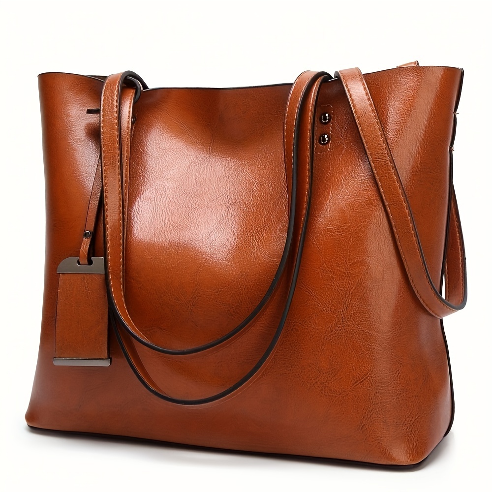Tas jinjing wanita kulit Retro - Women'S Tote Bags For Work ulasan dan harga