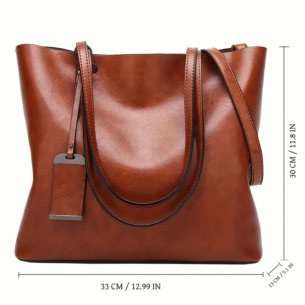 Tas jinjing wanita kulit Retro - Women'S Tote Bags For Work ulasan dan harga